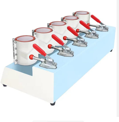 Baiyin 5 in 1 110Z Mug Cup Sublimation Press Heat Transfer Printing Machine