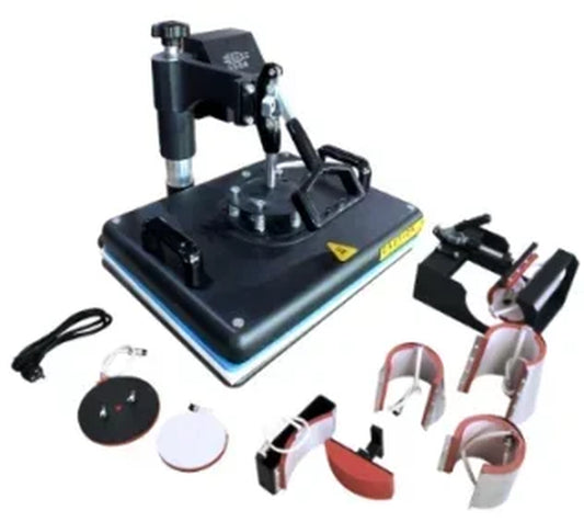 For T-Shirt Mug Hat 2025/5 in 1 Heat Press Machine Digital Transfer Sublimation