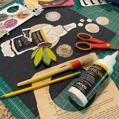 Neutral Ph Adhesive 8 Oz, Acid-Free, All-Purpose Glue, Dries Clear and Remains Flexible. Used for Bookbinding and Book Repair, Framing, Collages, Paper Art and Crafts