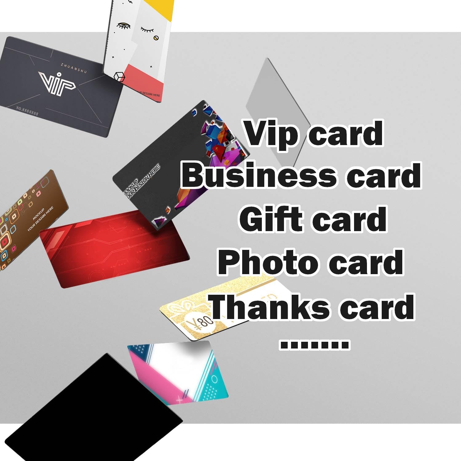 50 Pcs Sublimation Business Cards Blanks,Can Transfer Any Picture and Text in the Computer on Them.86 X 54 Mm(0.24Mm Thickness)