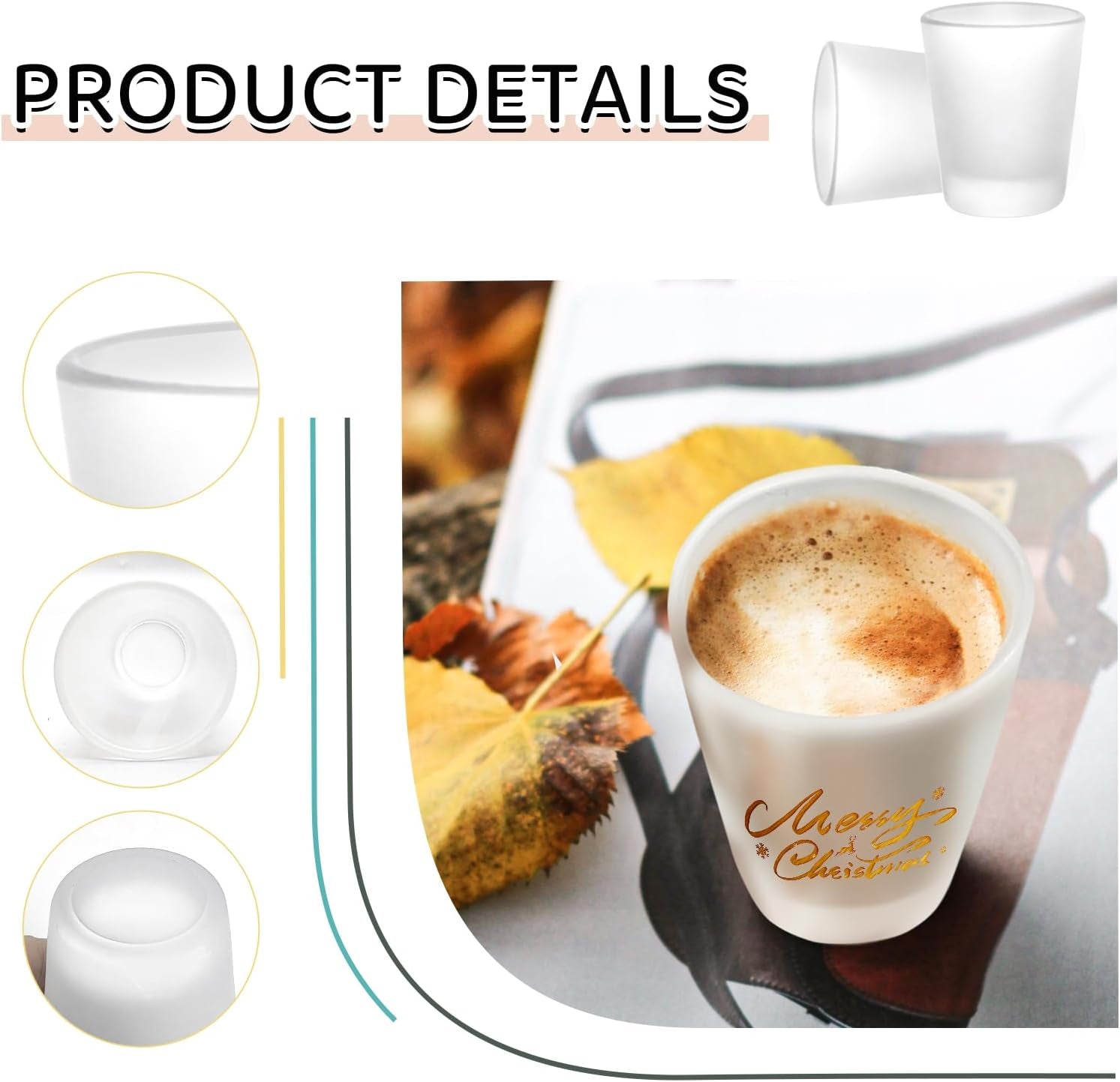 72 Pack Sublimation Shot Glasses Cups with Heavy Base Sublimation Blanks Cute Shot Glass Tumbler Bulk for Heat Press, Personalized Gift, Wedding, Party, 1.5Oz Frosted