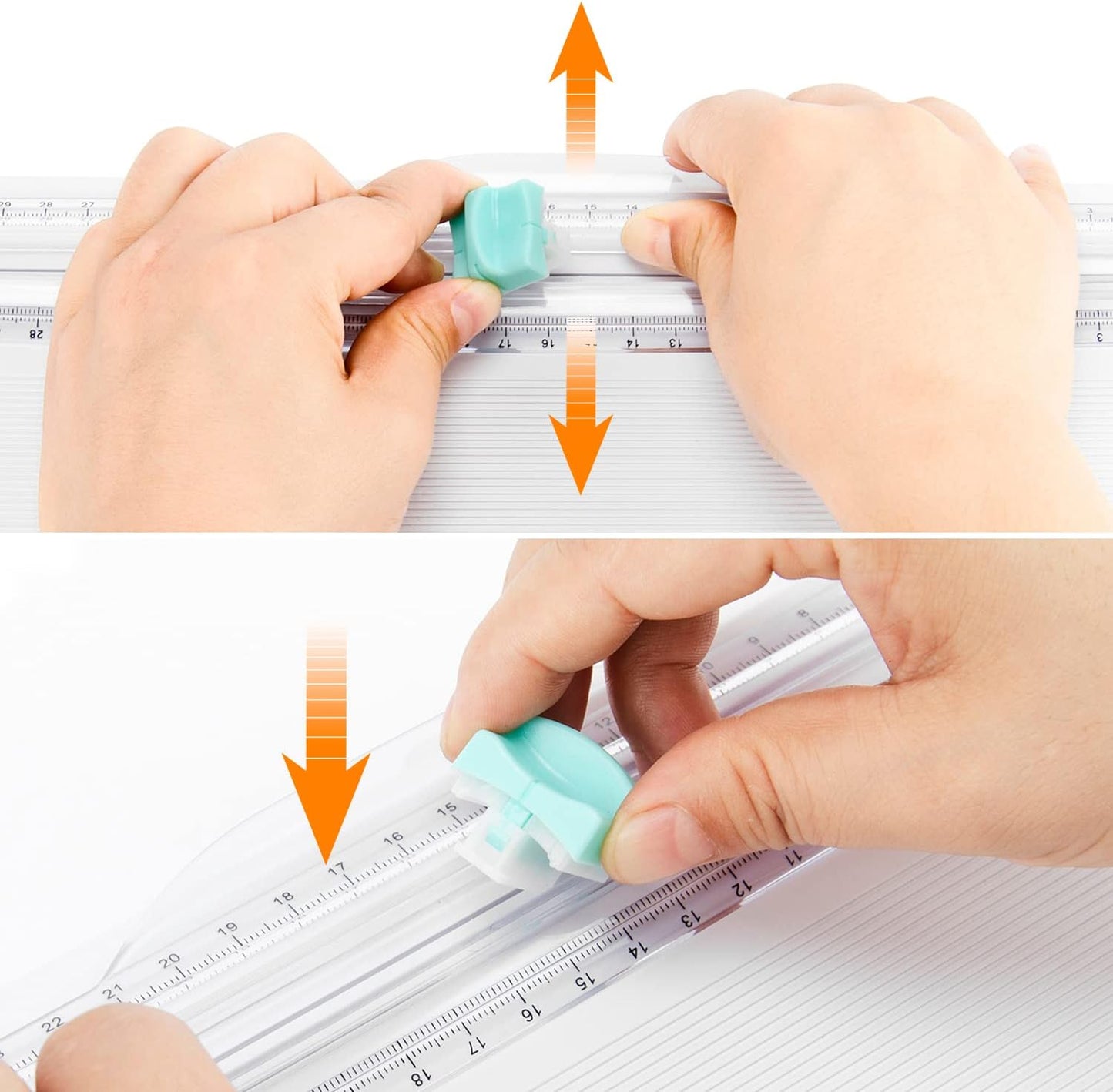 Paper Trimmer Replacement Blades: Automatic Security Safeguard Paper Cutter Blade Refills Mint Green (4 Pack)…
