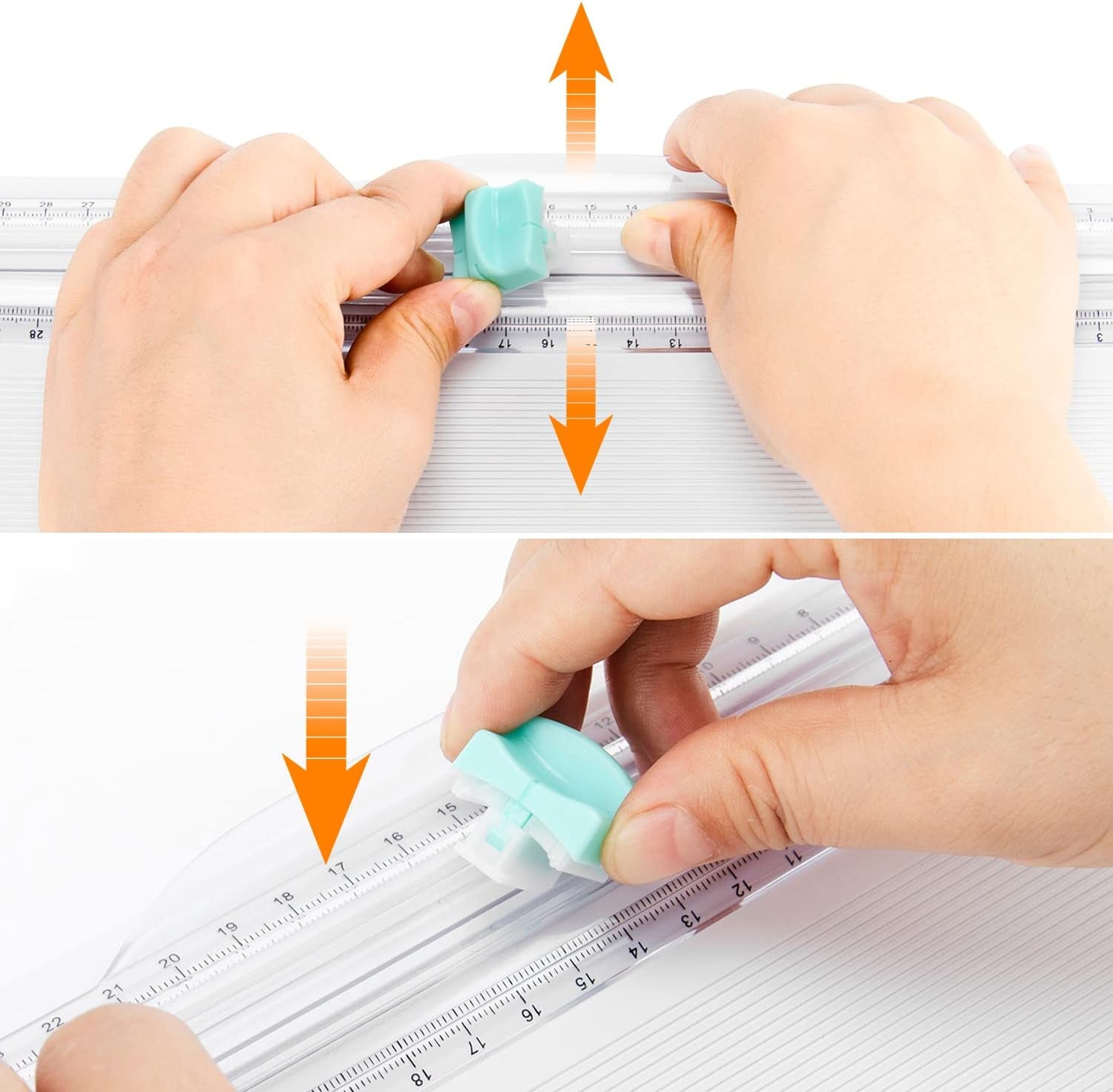Paper Trimmer Replacement Blades: Automatic Security Safeguard Paper Cutter Blade Refills Mint Green (4 Pack)…