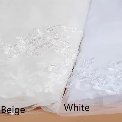 3M Lace Edge Cathedral Wedding Veils with Comb White Ivory Long Tulle Veils Wedding Accessories Bridal Veil Velos De Novia