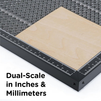 ACMER Laser Engraver Honeycomb Panel 500×500Mm,Honeycomb Cutting Table with Protective Aluminum Backing Plate for Desktop Safety, Compatible with Diode, CO₂ & Fiber Laser Engravers
