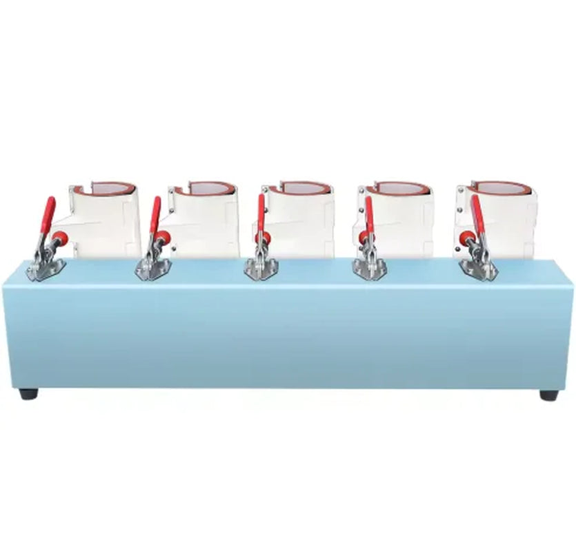 Baiyin 5 in 1 110Z Mug Cup Sublimation Press Heat Transfer Printing Machine