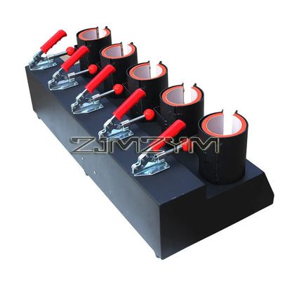 Multifunctional 5 Control Boxes 5 in 1 Mug Heat Press Machine Digital Mug Printing Machine with Cutter and Tape Dispenser